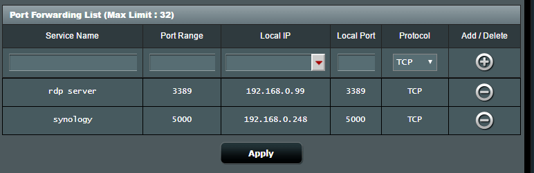 port-forwarding