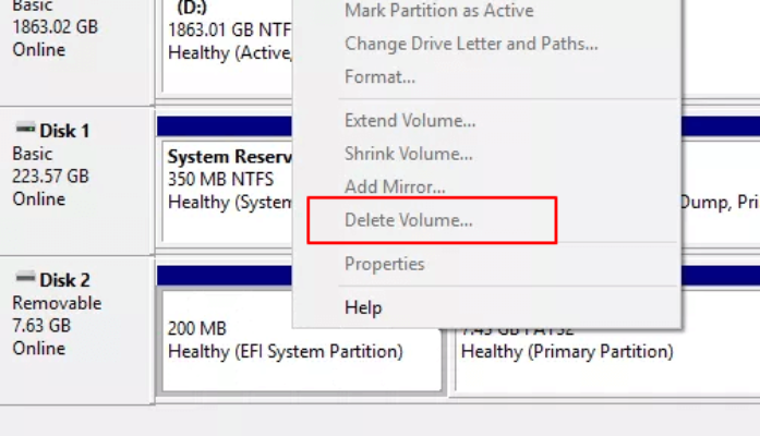 How to Delete EFI System Partition in Windows 10/8.1/8/7/XP/Vista