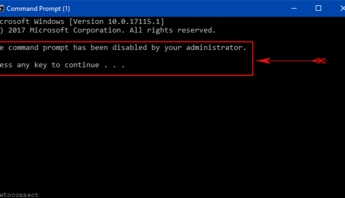 Disable/Enable Command Prompt